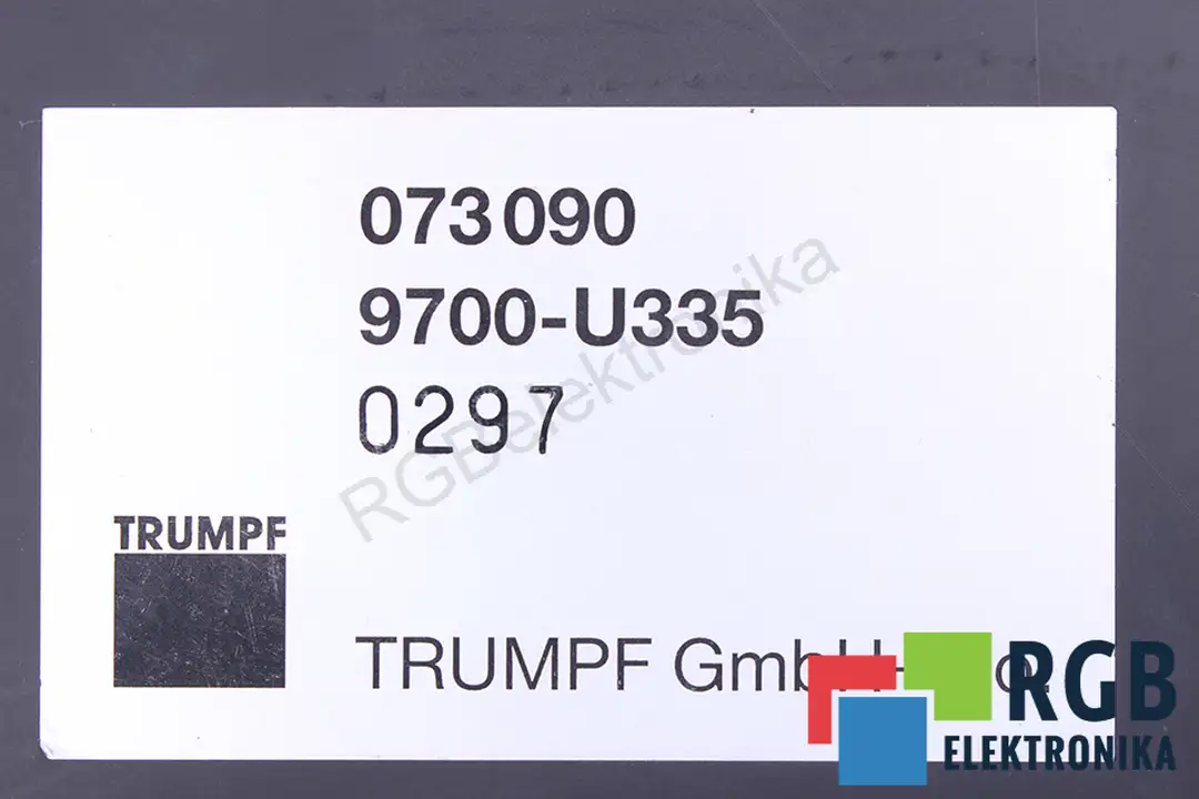 073090 TRUMPF repair