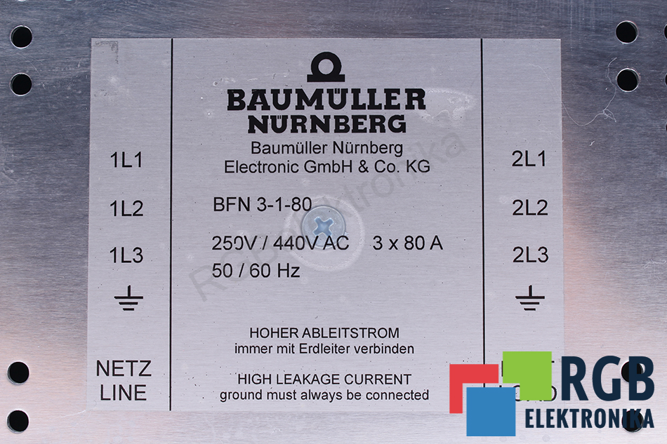 bfn3-1-80 BAUMULLER repair