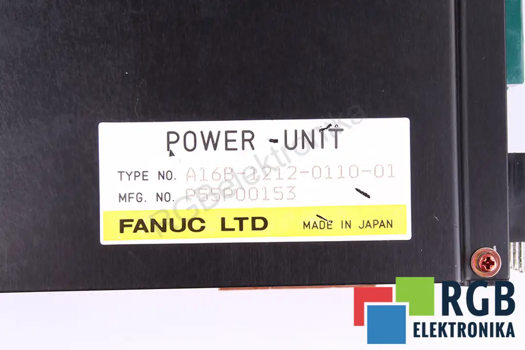 a16b-1212-0110-01 FANUC repair