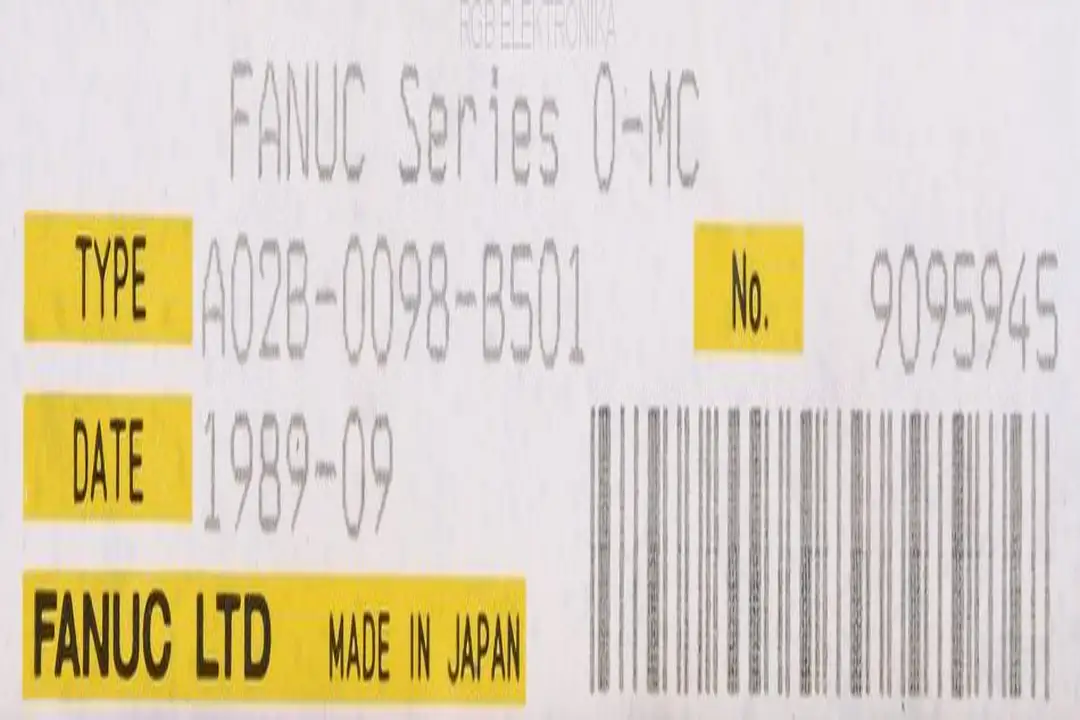 a02b-00980-b501 FANUC repair