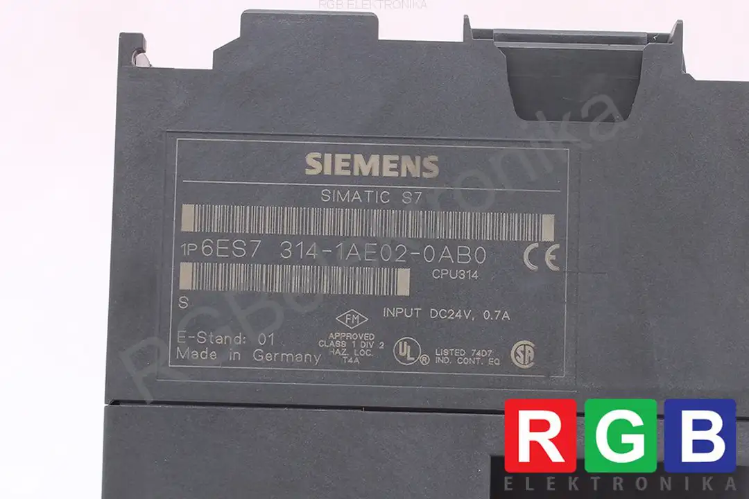 6es7314-1ae02-0ab0-s7-300-simatic-s7-cpu314-module SIEMENS repair