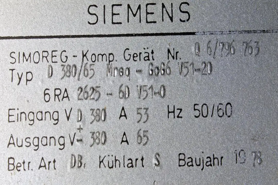 service 6ra-2625-6d SIEMENS