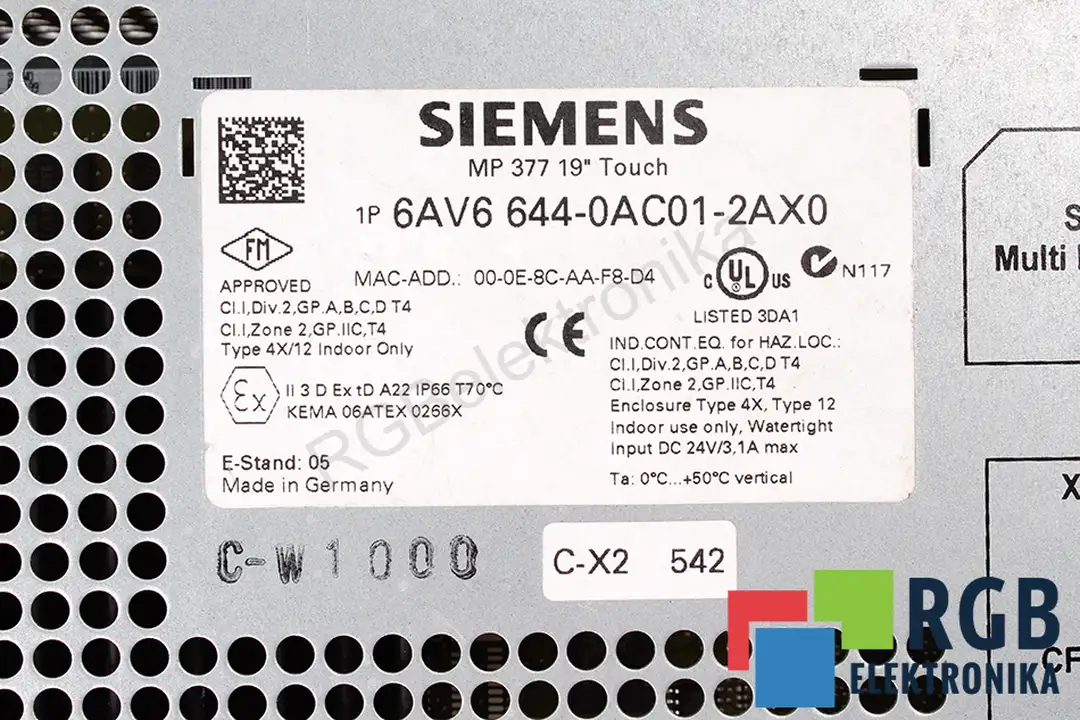 6av6644-0ac01-2ax0 SIEMENS repair