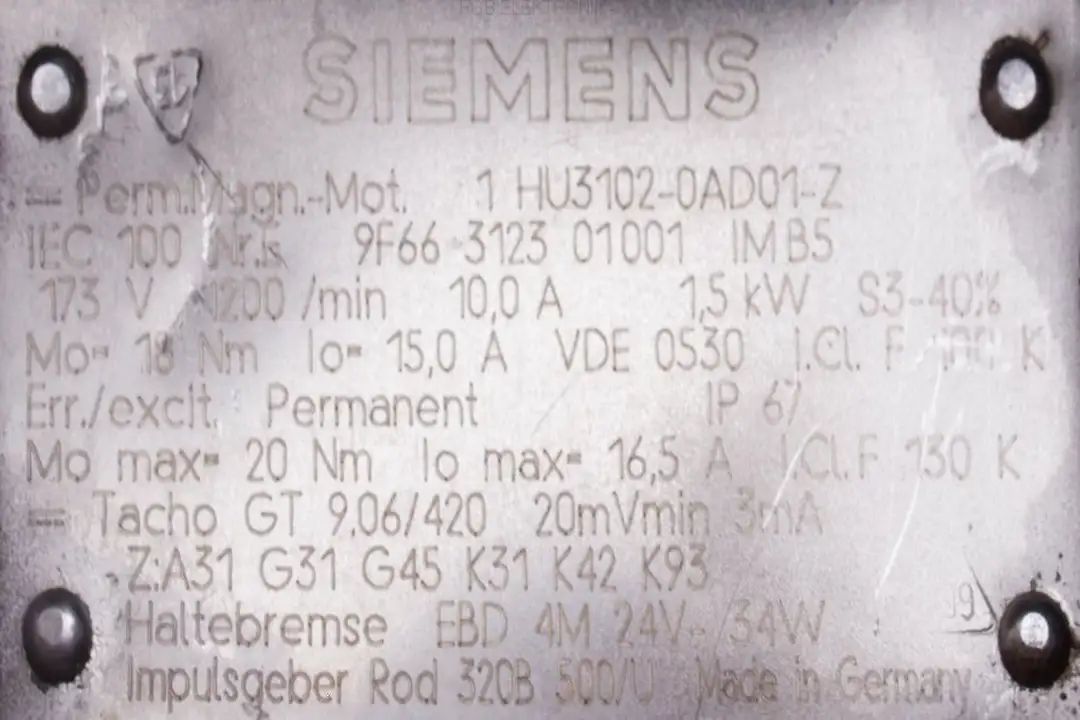 Siemens 1hu3102 0ad01 Z Express Repair And Service