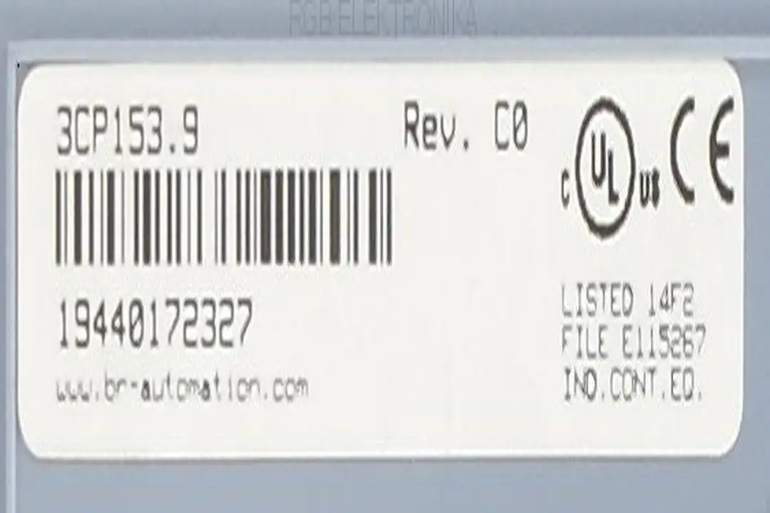3cp153.9 B&R AUTOMATION repair