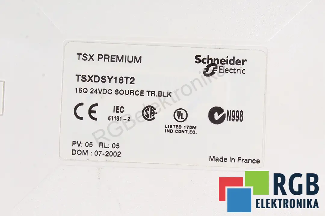 tsxdsy16t2 SCHNEIDER ELECTRIC repair