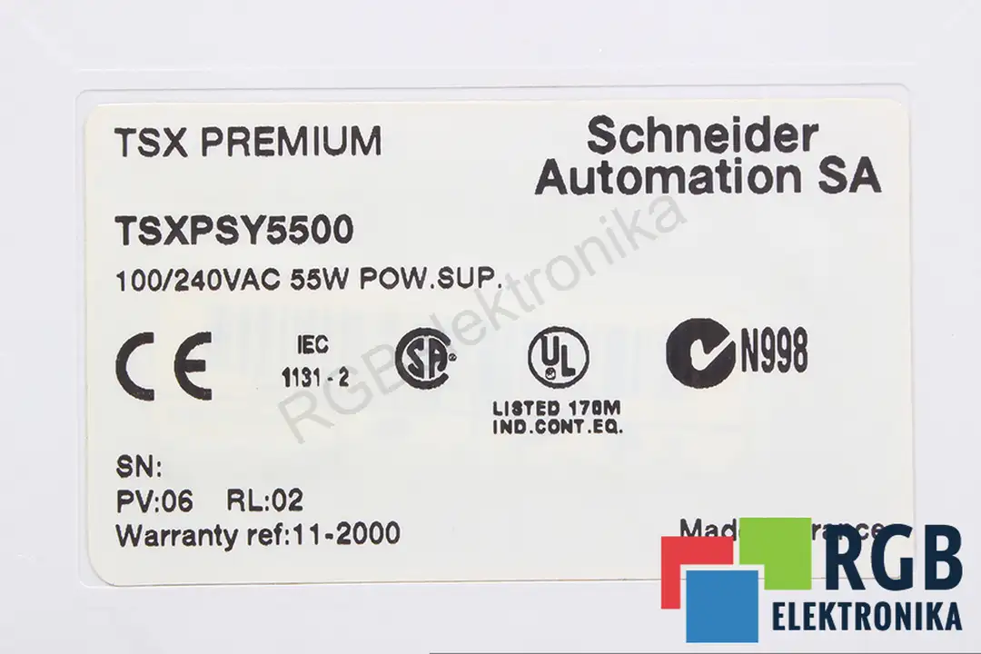 TSXPSY5500 SCHNEIDER ELECTRIC