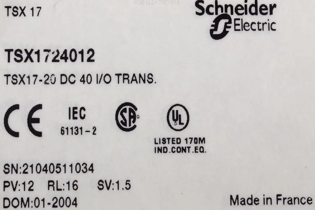 tsx1724012 SCHNEIDER ELECTRIC repair