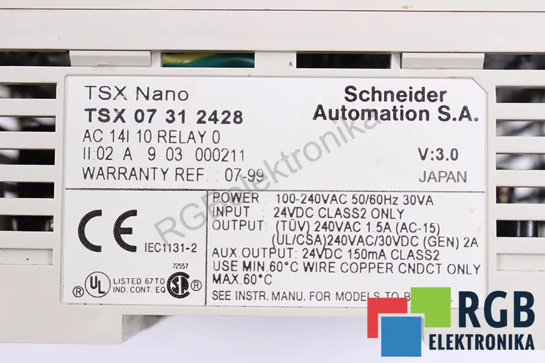 tsx-07-31-2428 SCHNEIDER ELECTRIC repair
