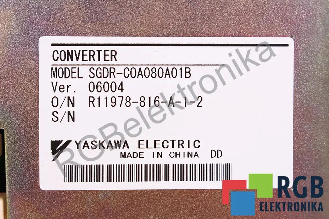 SGDR-C0A080A01B YASKAWA