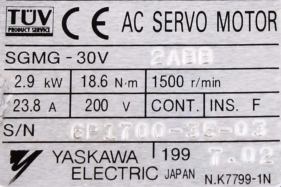 sgmg-30v YASKAWA repair
