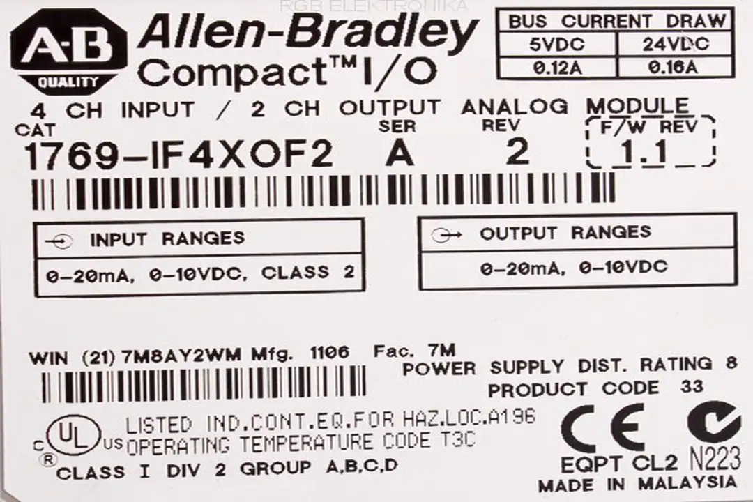 1769-if4xof2 ALLEN BRADLEY repair