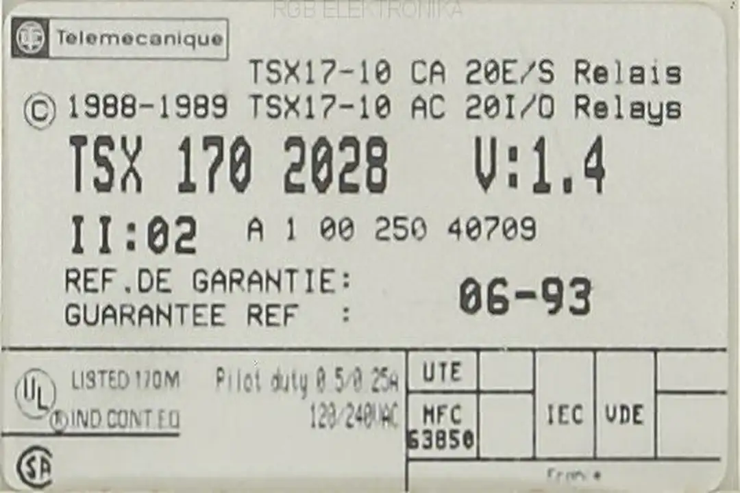 tsx-170-2028 TELEMECANIQUE repair