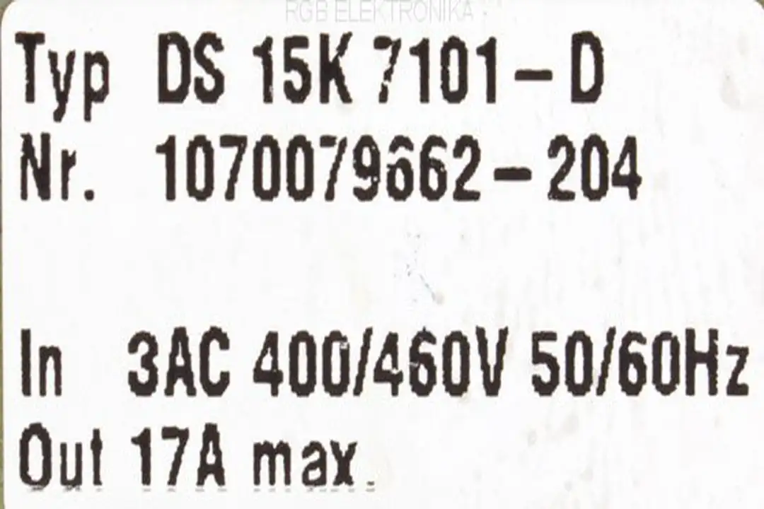 ds15k7101-d BOSCH repair