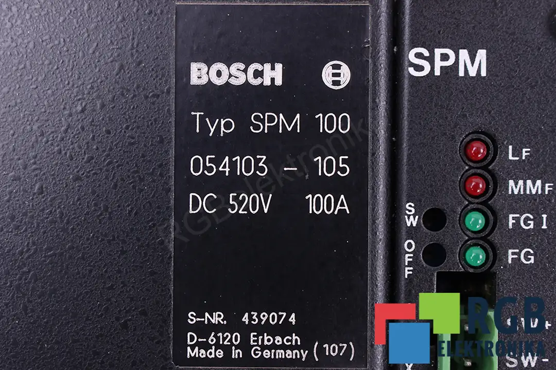 spm100 BOSCH repair