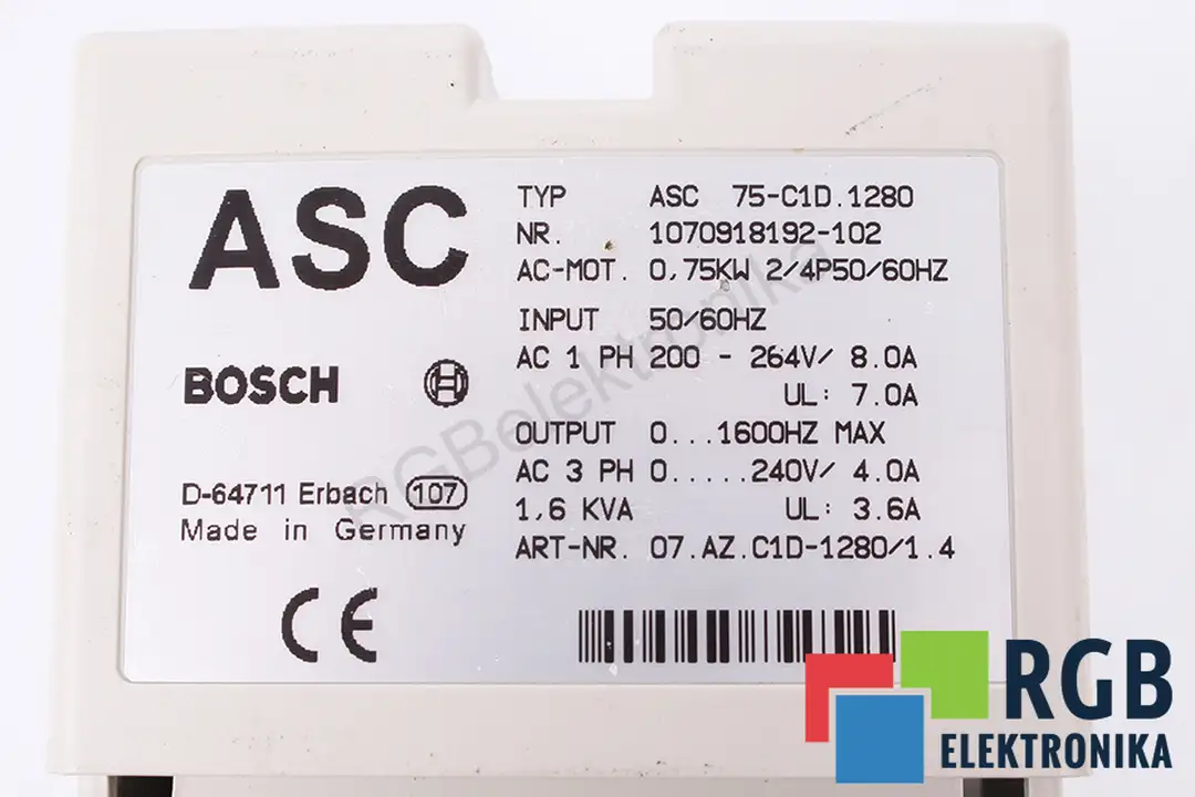 ASC75-C1D.1280 BOSCH