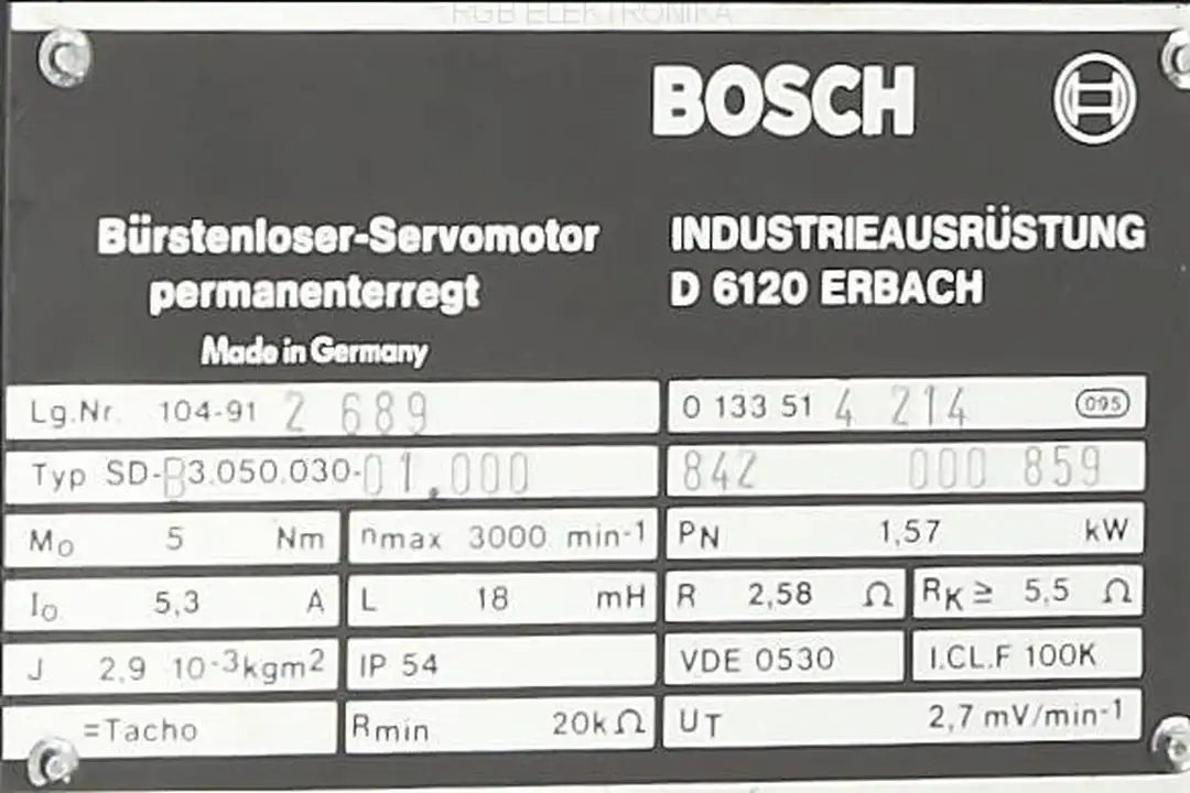 sd-b3.050.030-01.000 BOSCH repair