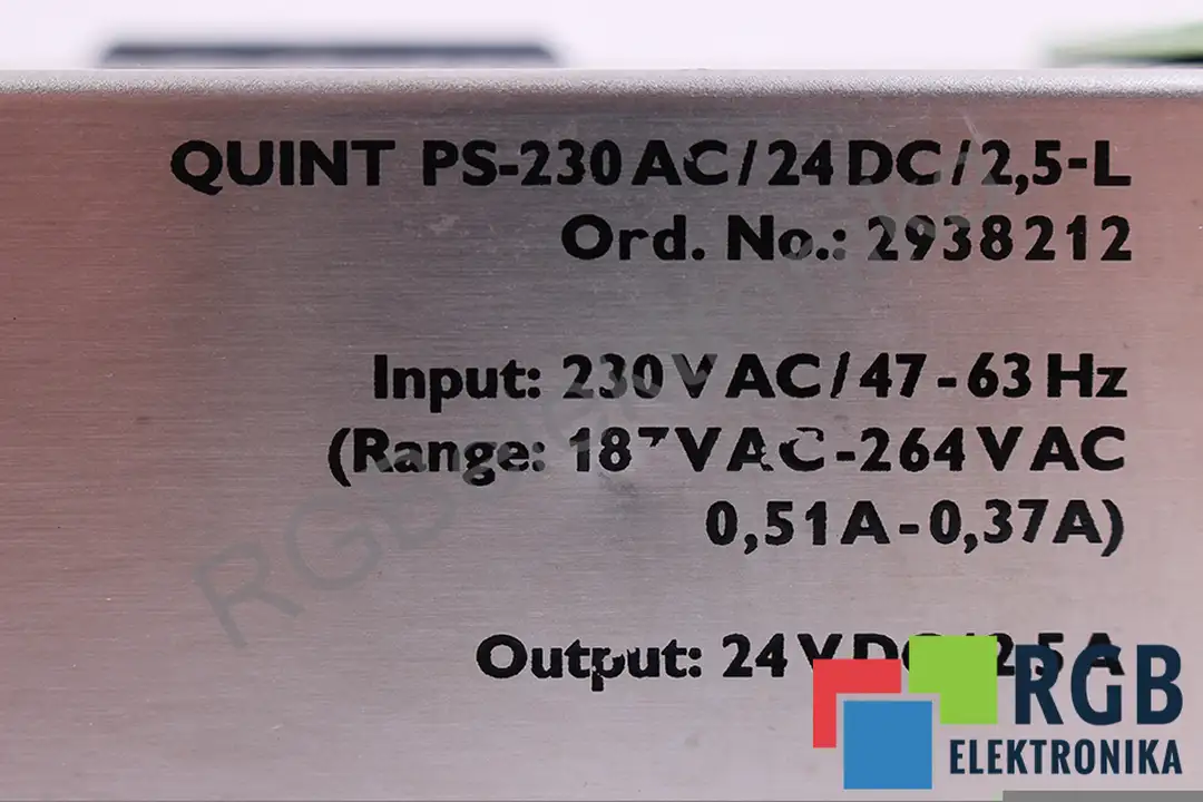 QUINT-PS-230AC/24DC/2.5-L PHOENIX CONTACT