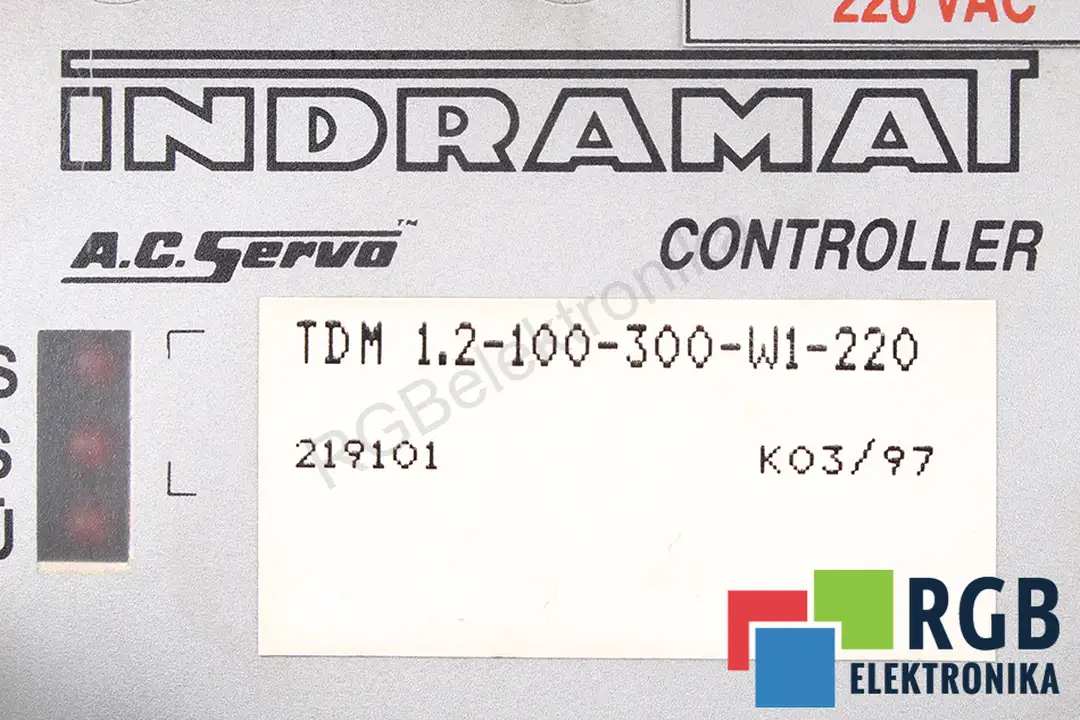 tdm-1.2-100-300-w1-220 INDRAMAT repair