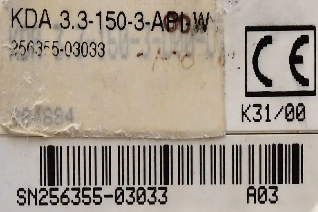 kda-3.3-150-3-a00w INDRAMAT repair