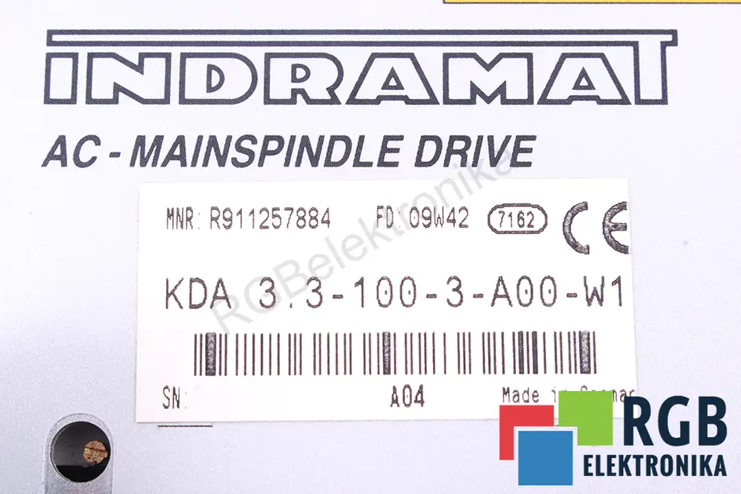KDA 3.3-100-3-A00-W1 INDRAMAT