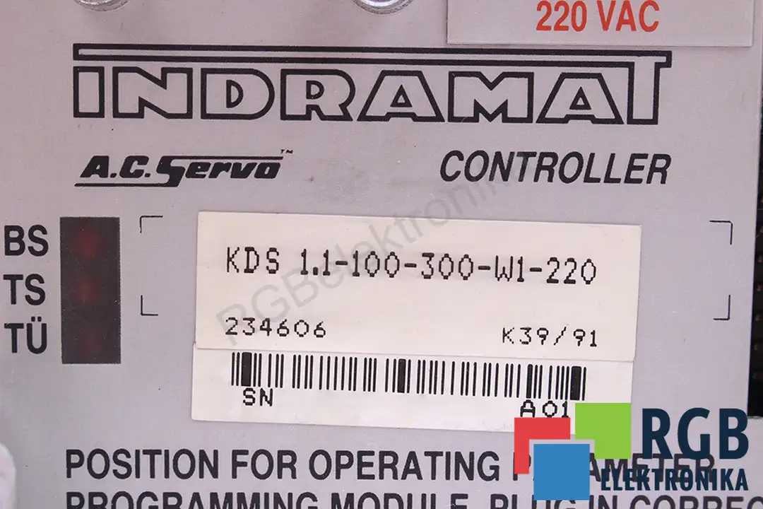 KDS1.1-100-300-W1-220 INDRAMAT