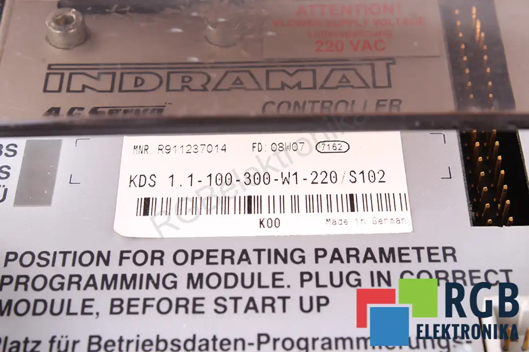 kds1.1-100-300-w1-220-s102 INDRAMAT repair