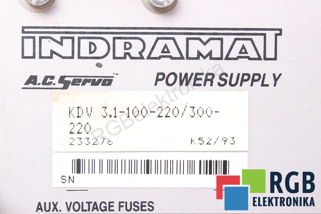 KDV 3.1-100-220/300-220 INDRAMAT