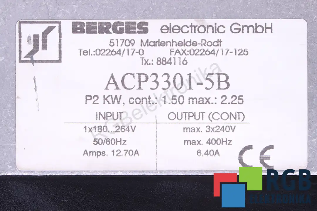 ACP3301-5B BERGES