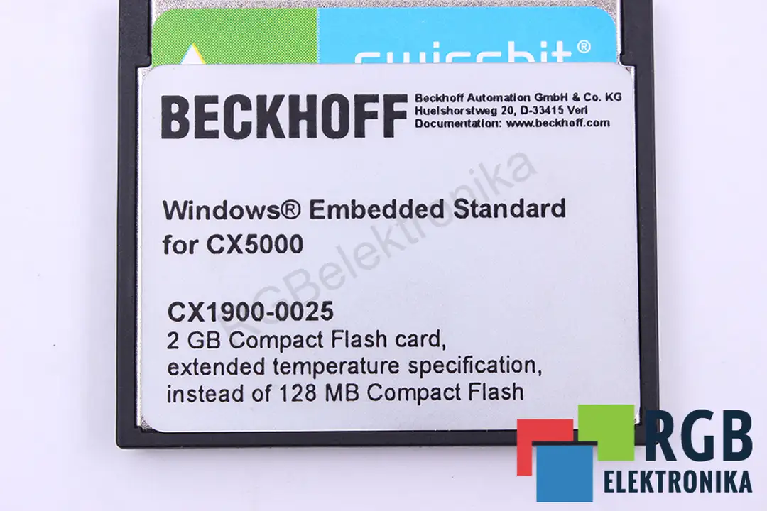 cx1900-0025 BECKHOFF repair