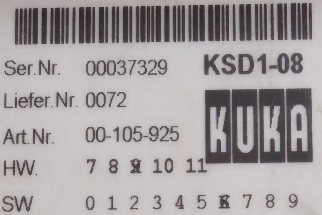 ksd1-08 KUKA repair