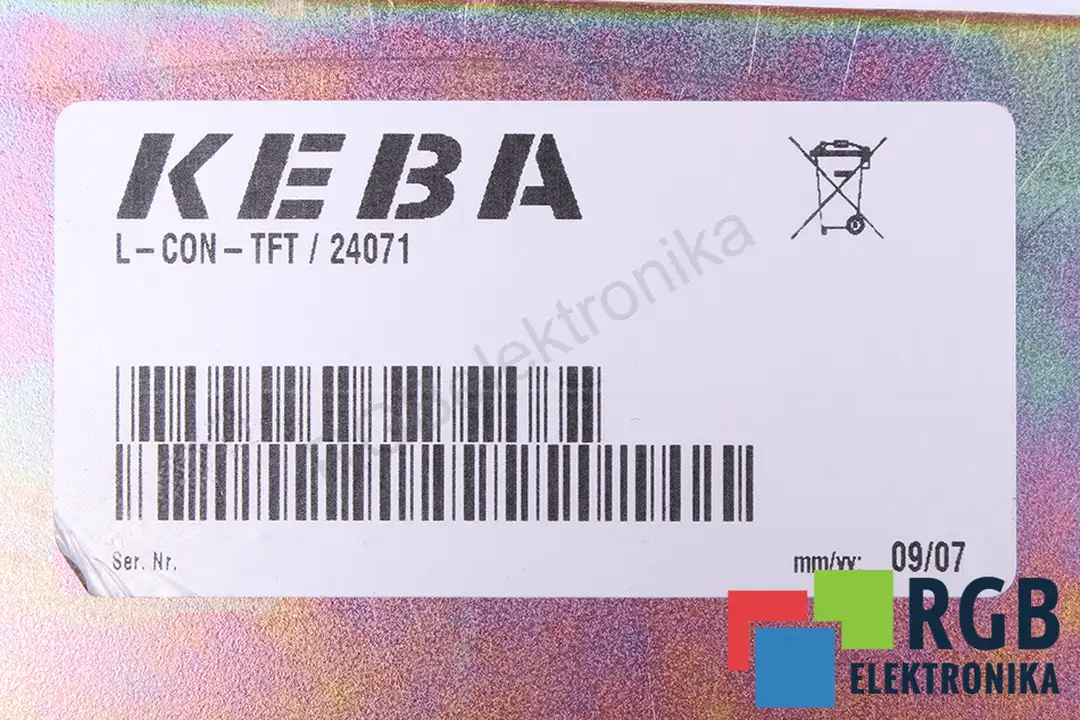 front-l-con-tft-24071 KEBA repair