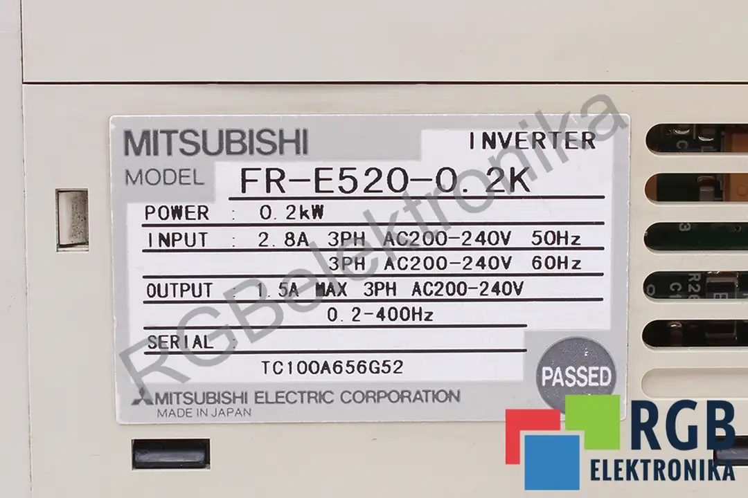 FR-E520-0. 2K MITSUBISHI ELECTRIC