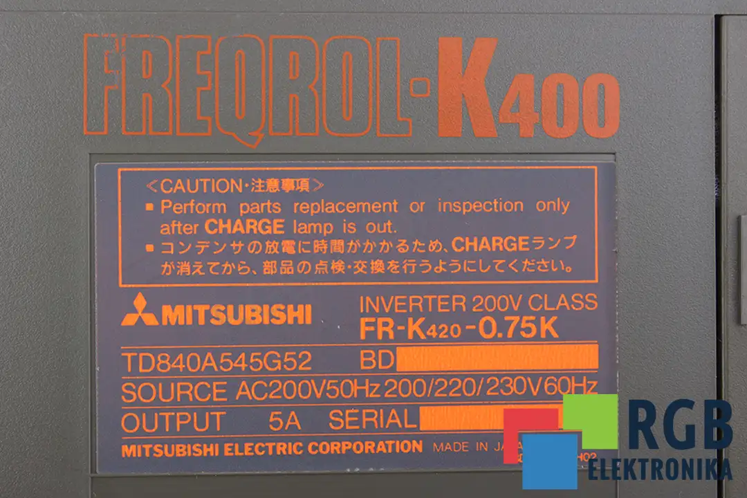 FR-K420-0.75K MITSUBISHI ELECTRIC