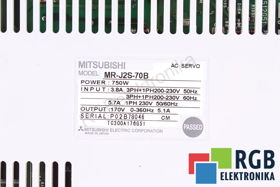 mr-j2s-70b MITSUBISHI ELECTRIC repair