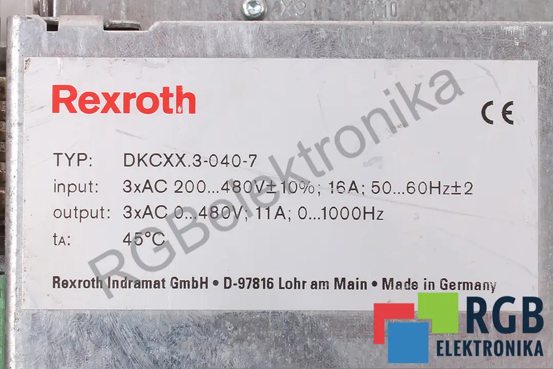 dkcxx.3-040-7 BOSCH REXROTH repair