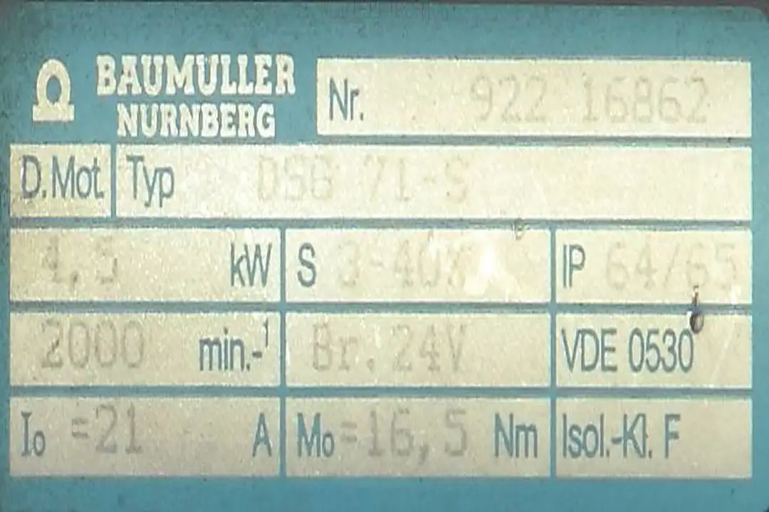 dsg-71-s BAUMULLER repair