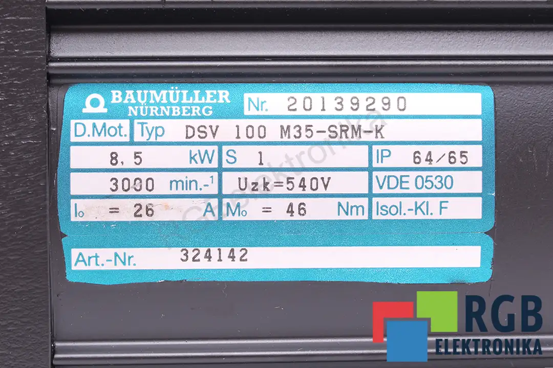 dsv100-m35-srm-k BAUMULLER repair