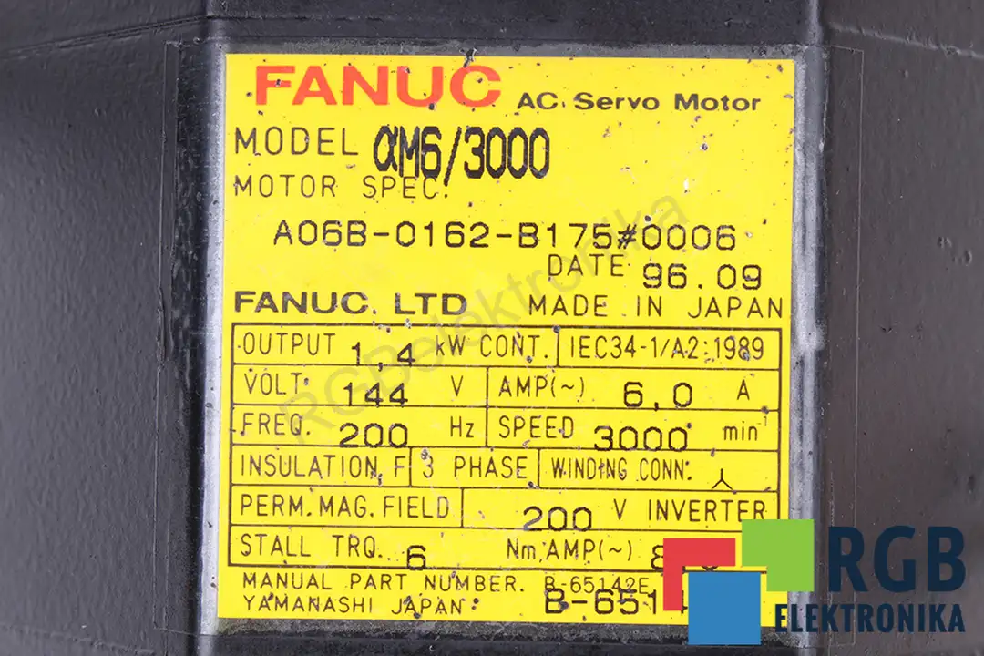 AM6/3000 A06B-0162-B175#0006 FANUC