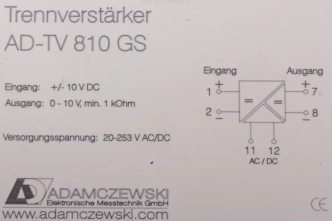 ad-tv-810-gs ADAMCZEWSKI repair
