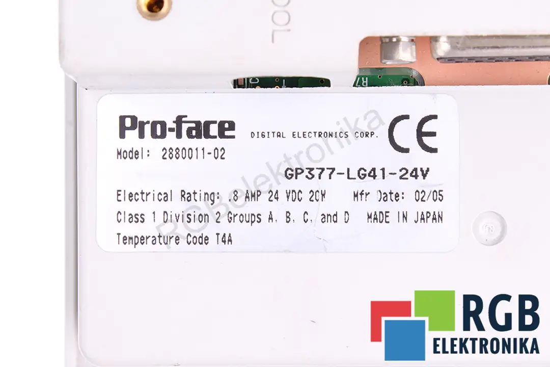 gp377-lg41-24v PRO-FACE repair