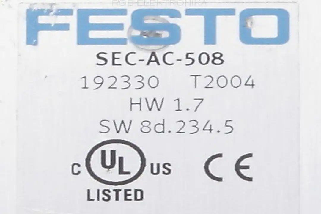 SEC-AC-508 FESTO