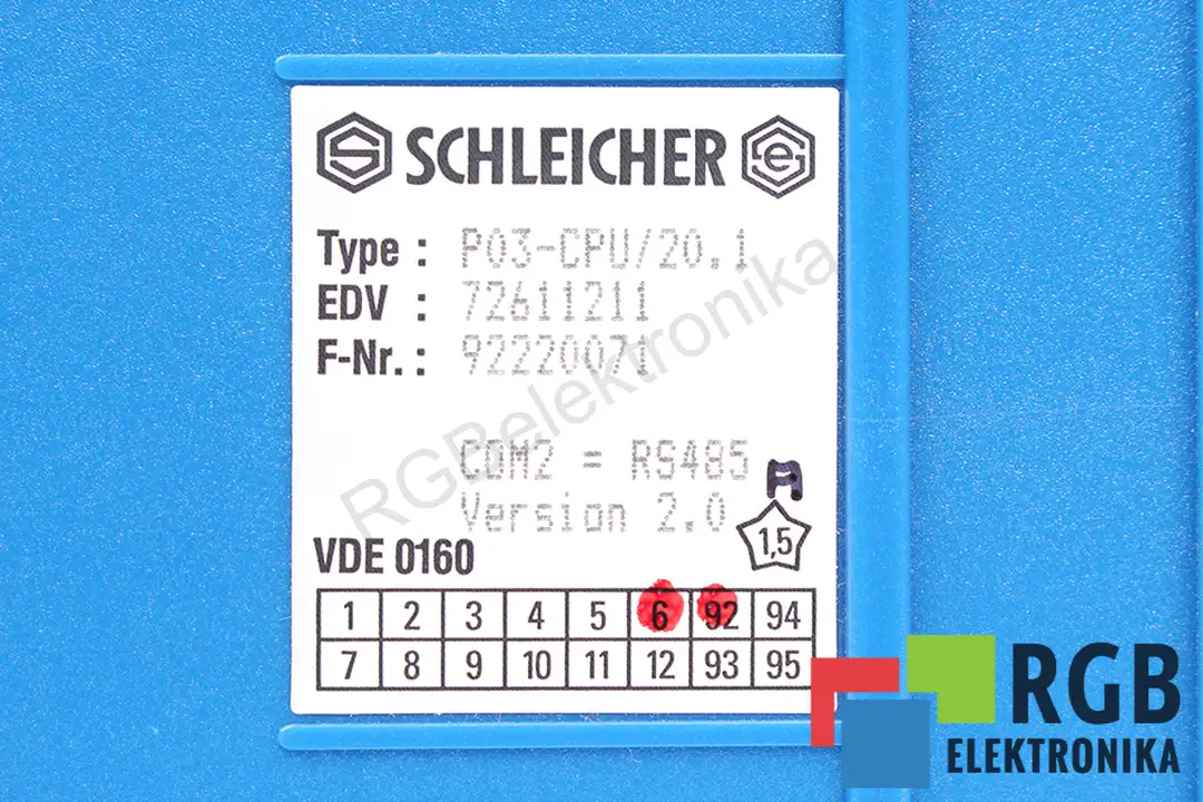 P03-CPU/20.1 SCHLEICHER