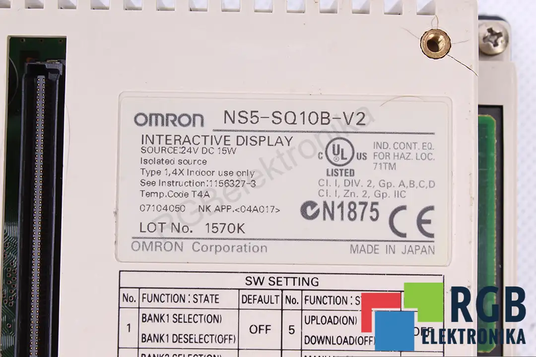 NS5-SQ10B-V2 OMRON