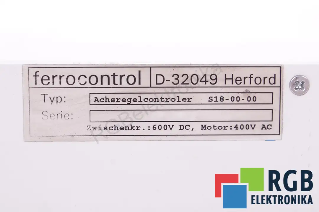 S18-00-00 FERROCONTROL