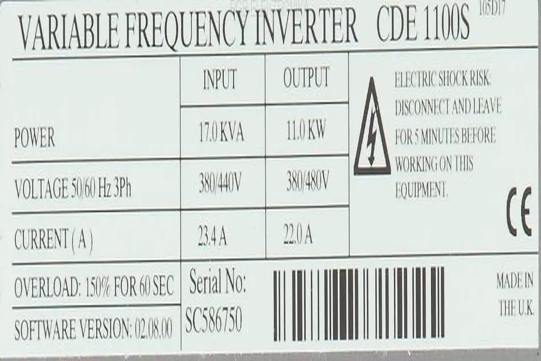 cde-1100s CONTROL TECHNIQUES repair
