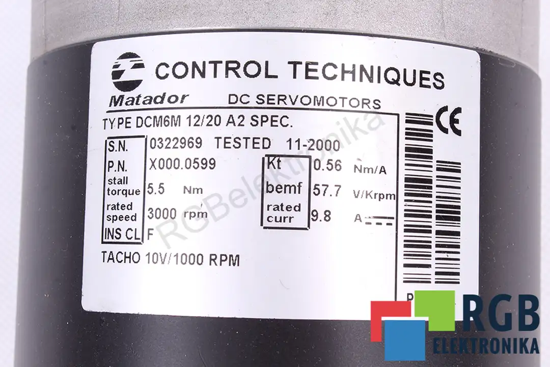 DCM6M12/20A2 CONTROL TECHNIQUES