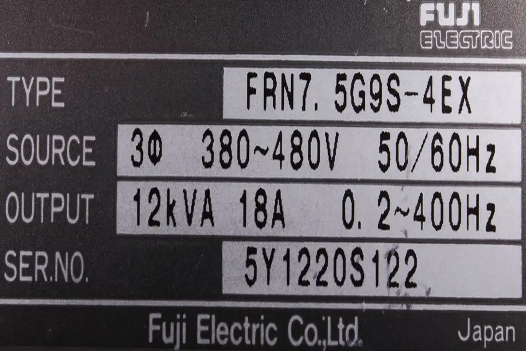 frn7.5g9s-4ex FUJI ELECTRIC repair
