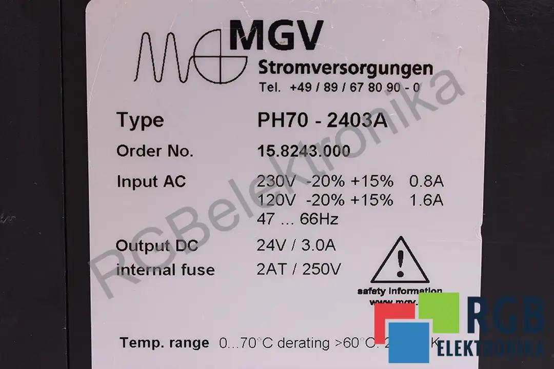 PH70-2403A MGV