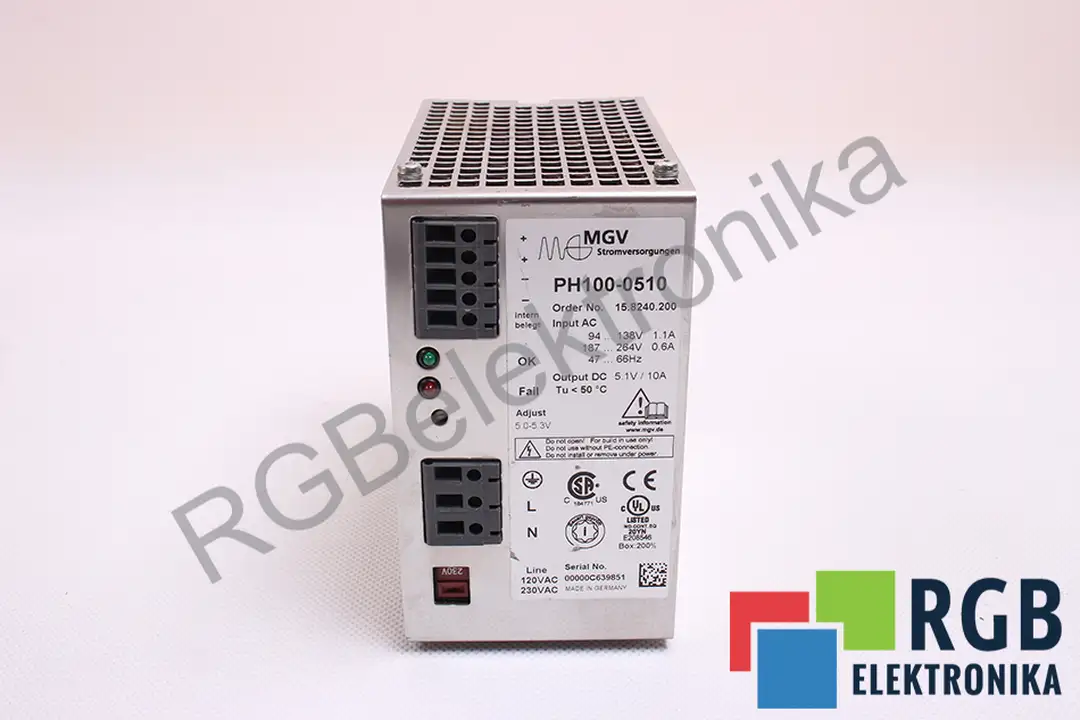ph100-0510 MGV repair